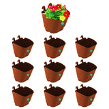 VERTICAL GARDENING POUCHES(Small) - Brown
