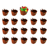 VERTICAL GARDENING POUCHES(Small) - Brown