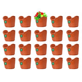 Vertical Gardening Pouches (Brown) - Extra Large