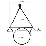 Wall Mount Triangle Flower Pot Stand - Set of 2