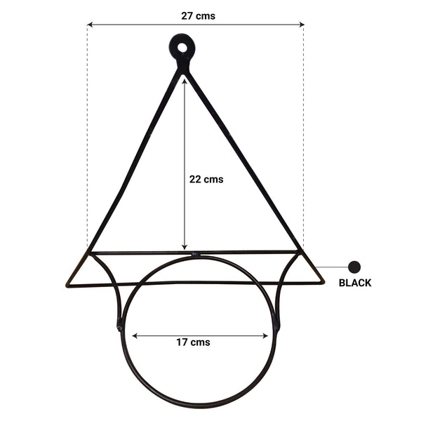 Wall Mount Triangle Flower Pot Stand - Set of 2 – TrustBasket