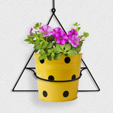 Wall Mount Triangle Flower Pot Stand - Set of 2