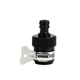 1/2 inch Plastic Garden Water Hose Quick Connector with Aqua Water Adapter