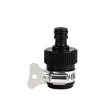 3/4 inch Plastic Garden Water Hose Quick Connector with Aqua Water Adapter