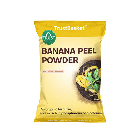 Best Plant Food Products in India - Banana Peel Powder Organic Fertilizer for Plants (450 Grams)