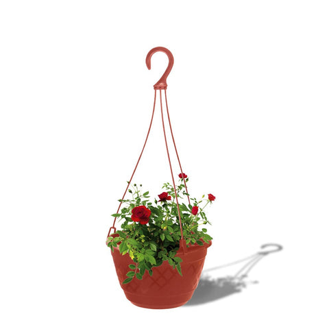 Plastic Plant Pots India - Fern Hanging Basket (Set of 3)