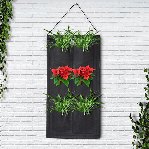 Bloom 10 - TrustBasket Green Pocket Wall Hanging Bag
