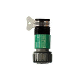 3/4 inch Plastic Garden Water Hose Quick Connector with Aqua Water Adapter