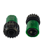 3/4 inch Plastic Garden Water Hose Quick Connector with Aqua Water Adapter