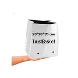 TrustBasket Poly GrowBags UV Stabilized -20 Qty [20cms(L)x20cms(W)x35cms(H)]