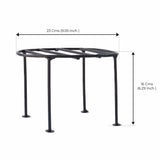 Iris Planter Stand for Flower Pot Heavy Duty Potted Stand Indoor Outdoor Metal Rustproof Iron Garden Container(Set of 4)