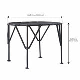 Iris Planter Stand for Flower Pot Heavy Duty Potted Stand Indoor Outdoor Metal Rustproof Iron Garden Container(Set of 4)