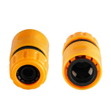 1/2 inch Plastic Garden Water Hose Quick Connector with Aqua Water Adapter