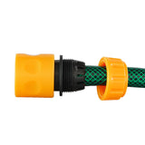 1/2 inch Plastic Garden Water Hose Quick Connector with Aqua Water Adapter